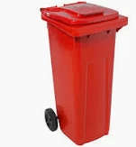 WHEELIE BIN 240lt RED
