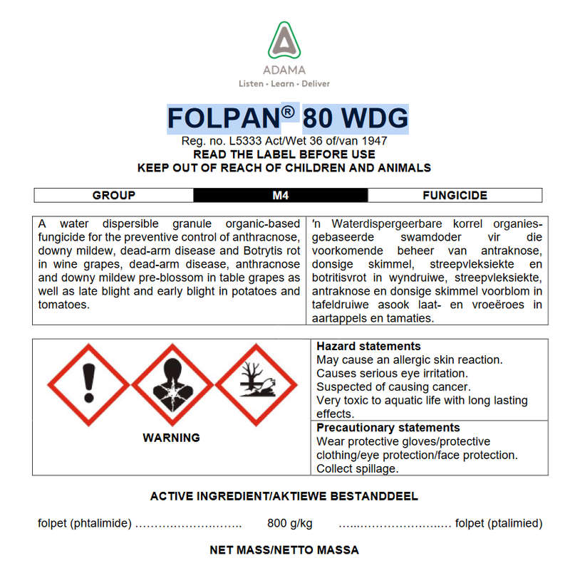 ADAMA FOLPAN® 80 WDG 5KG