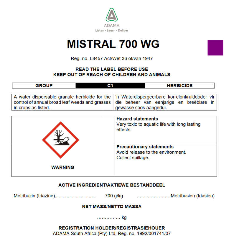 ADAMA MISTRAL 700 WG 5KG