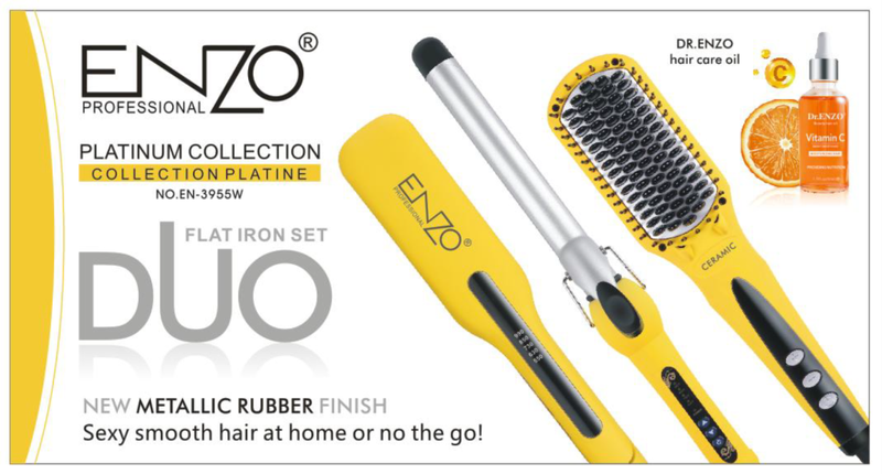 ENZO Professional Hair Straightener and Blow Dryer Gift Set EN 3955W