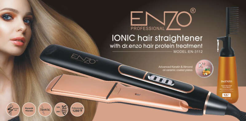 ENZO High Quality ionic flat irons EN 3112