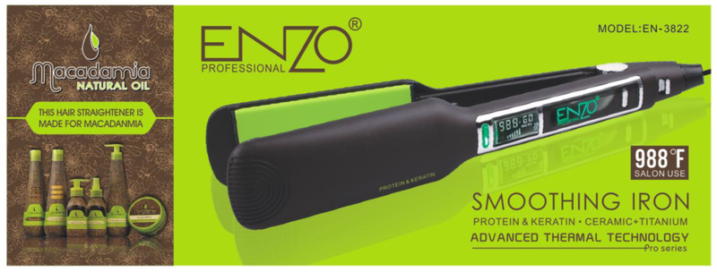 Enzo Hair Straightener with LED display & Intelligent Temp control EN-3822