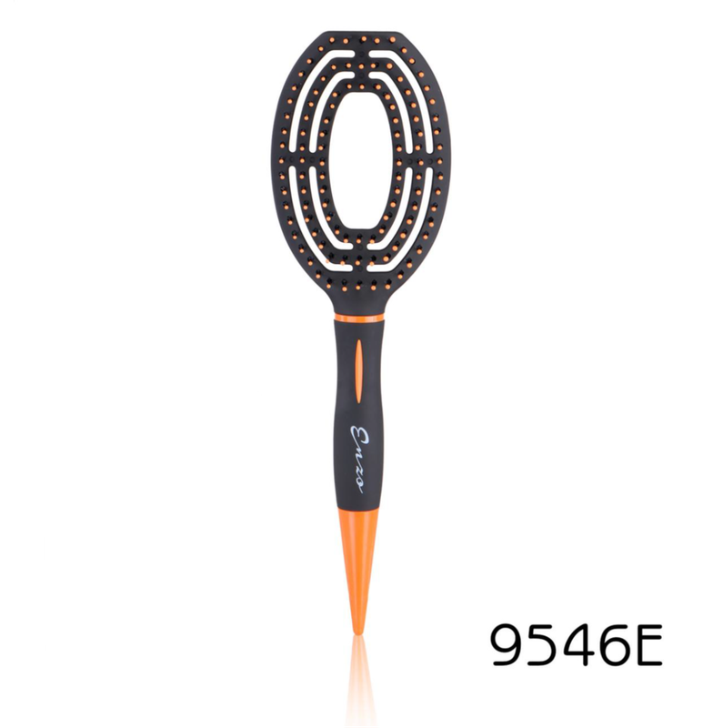 ENZO High Quality Curved Vented Styling Hair Brush EN-9546E-X