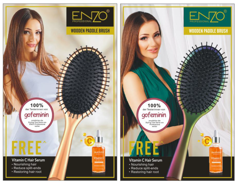 ENZO Women Hair Scalp Massage Comb Detangling Hair Brush EN-BR1 COMB
