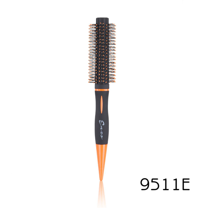 Curling Hair Brush Plastic Scalp Massager Comb Roll Hair Round Beauty EN-9511E-X