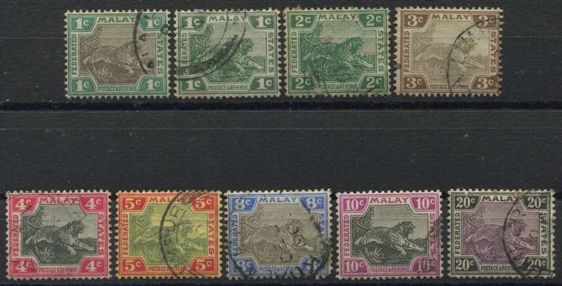Federated Malay States W. Crown CA