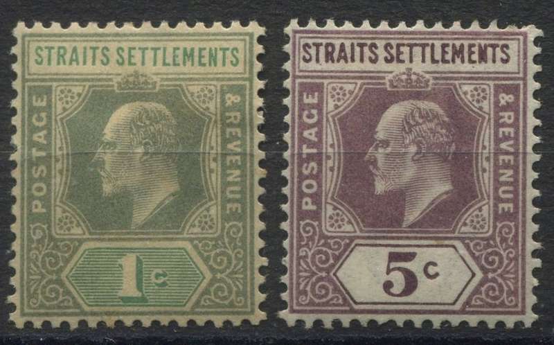 Straits Settlements - MM wmk Crown CA