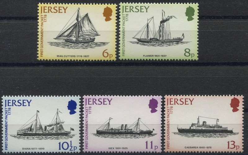 Jersey - Ships - 1978 - MNH