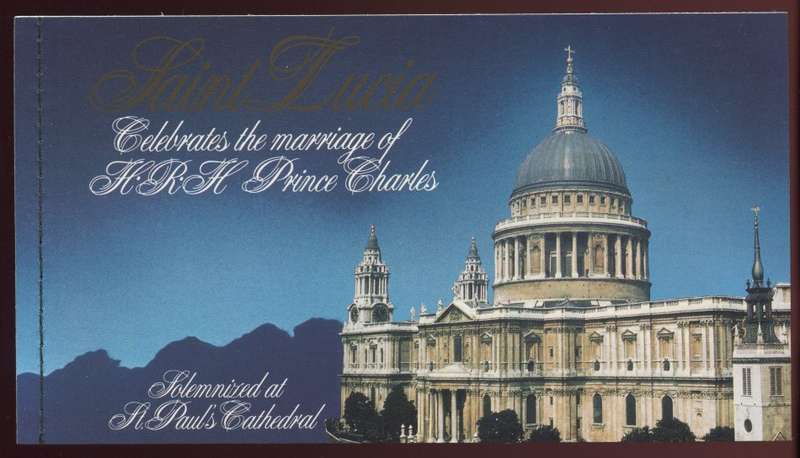 St. Lucia - Complete Booklet - 1981 Royal Wedding