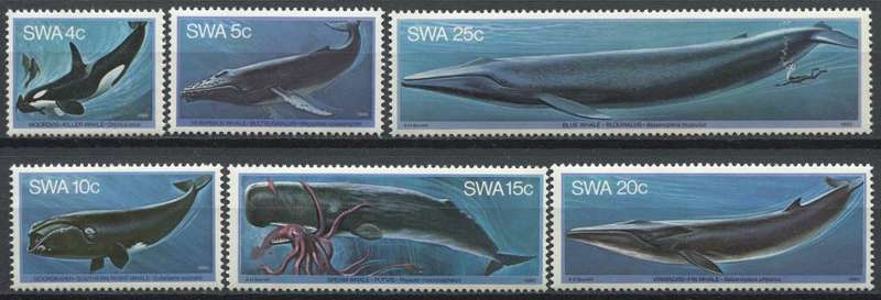 SWA - Whales - 1980 - MNH