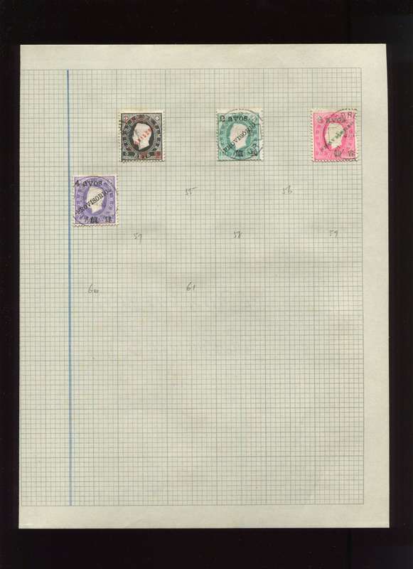 Timor - 4 Stamps Mounted On Old Album page - Portuguese Colony