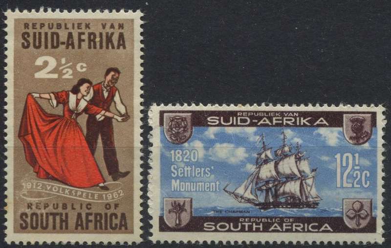 RSA - 2 Stamps of 1962 - MM