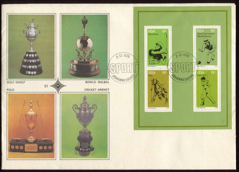 RSA - 20 Miniature Sheet FDC s in Album - no S 1 to 16 And foundation No 1,2,3,5 - All Unaddressed