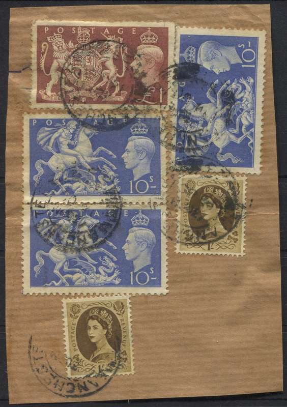 Great Britain - Used on Piece