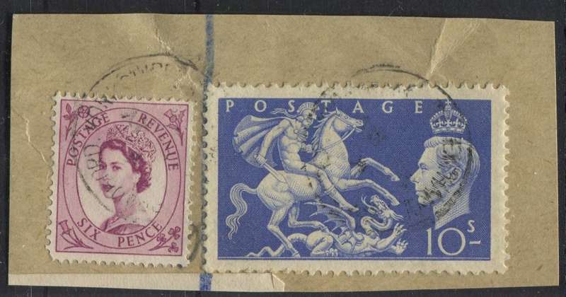 Great Britain - Used on Piece