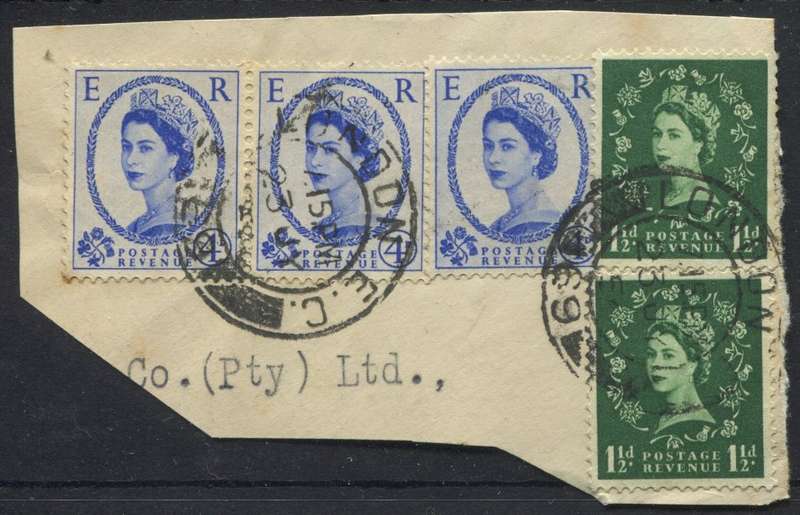 Great Britain - Used on Piece