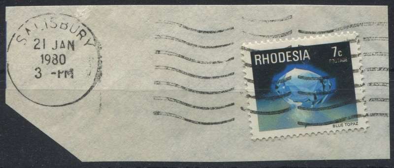 Rhodesia - Used on Piece