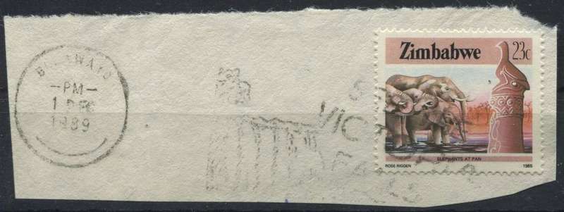 Zimbabwe - Used on Piece