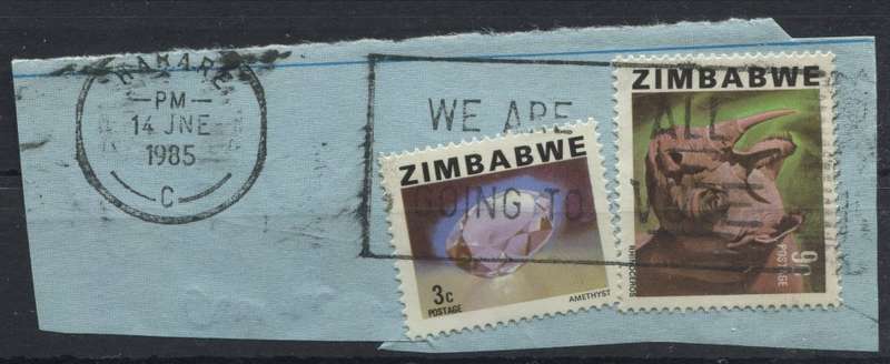 Zimbabwe - Used on Piece