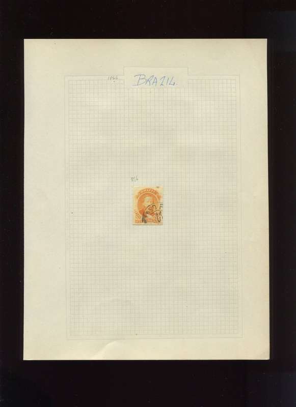 Brazil  - 1 Stamp Mounted On Old Album Page