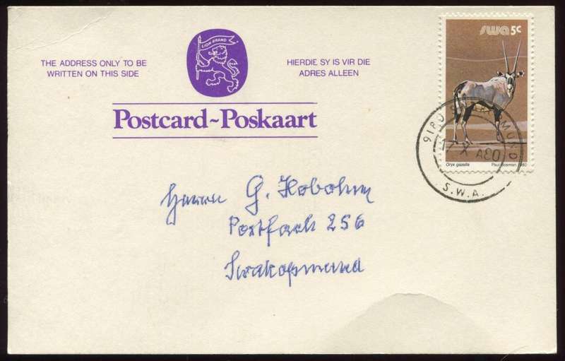SWA - Postcard - Used