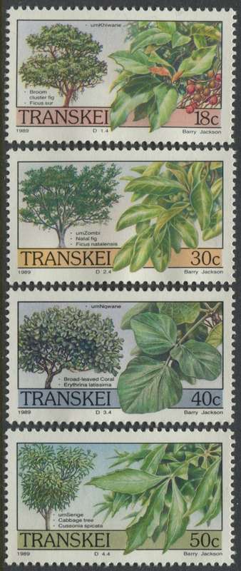 Transkei - Trees - 1989 - MNH