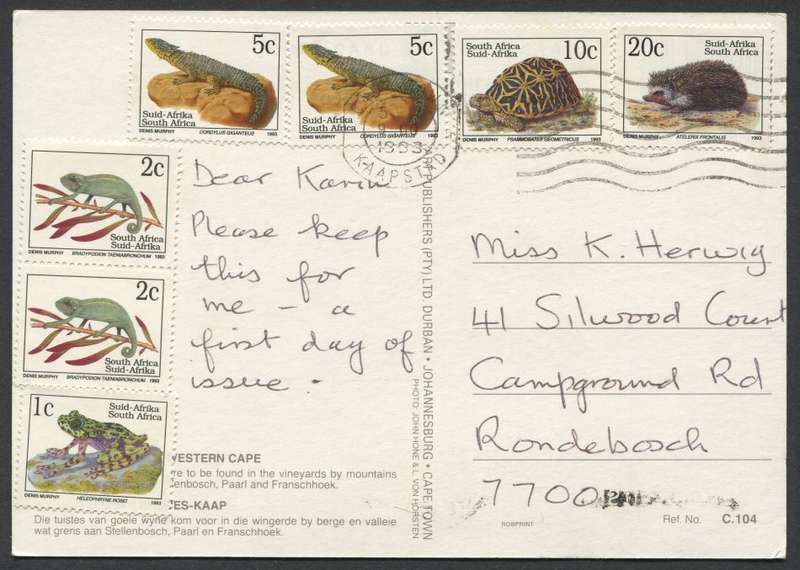 RSA - Post Cards - Used