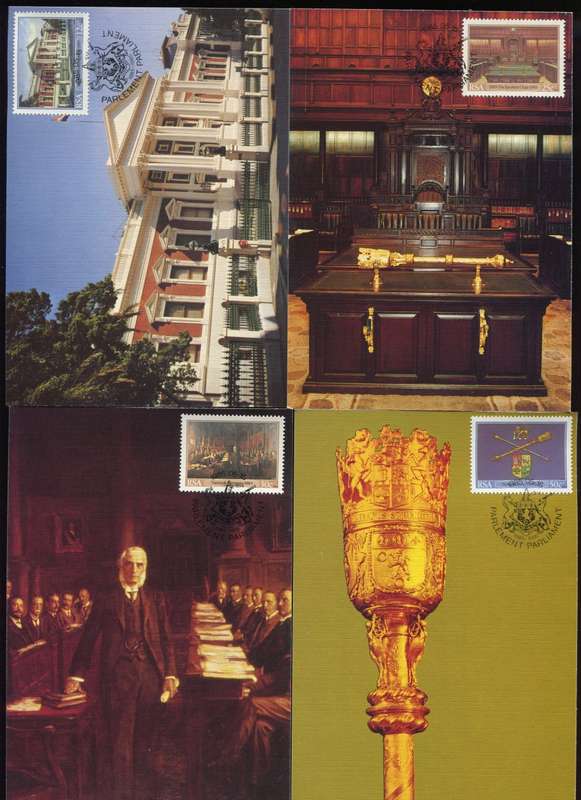 RSA - 4 Maxi/Post Cards - Unused