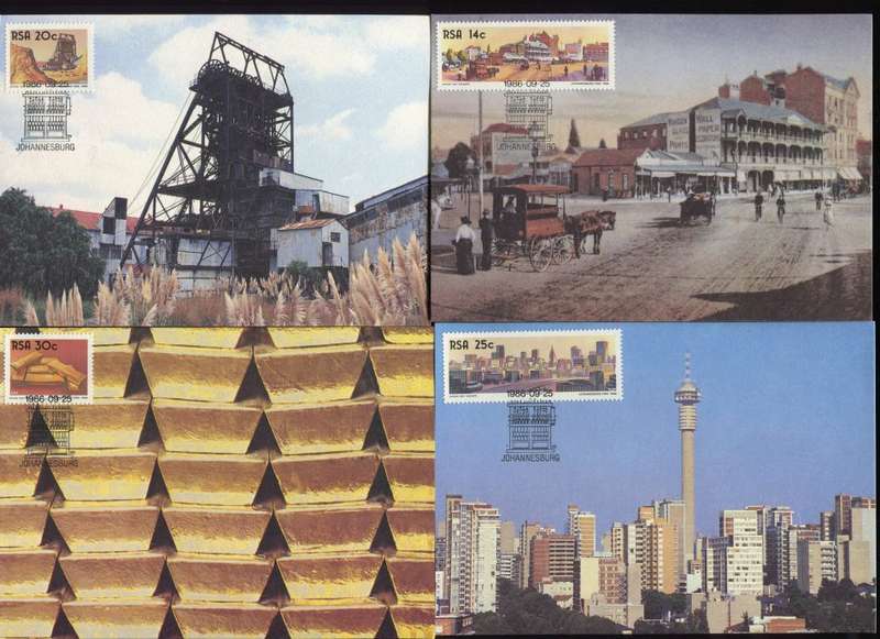 RSA - 4 Maxi/Post Cards - Unused