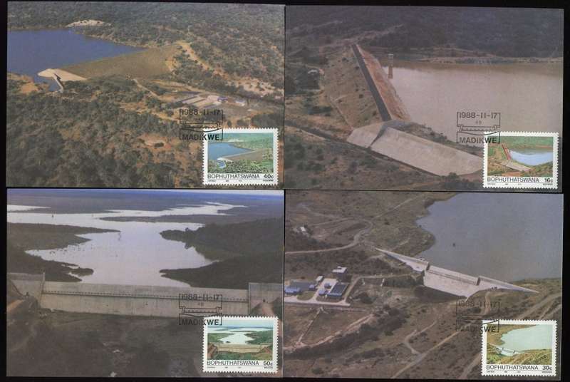Bophuthatswana - 4 Maxi/Post Cards - Unused