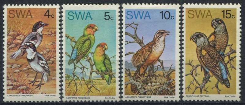 SWA - Birds - 1974 - MNH