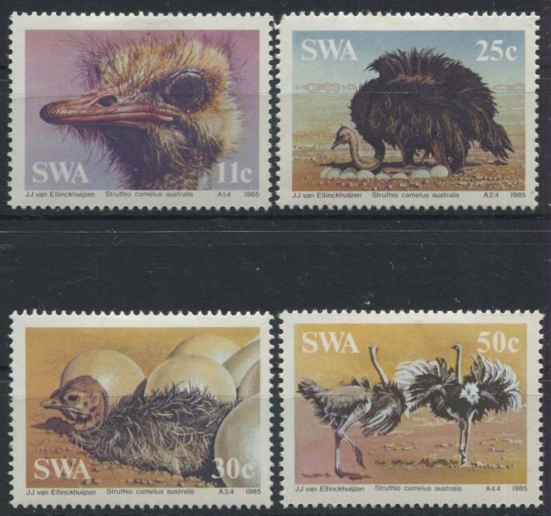SWA - Birds - 1985 - MNH