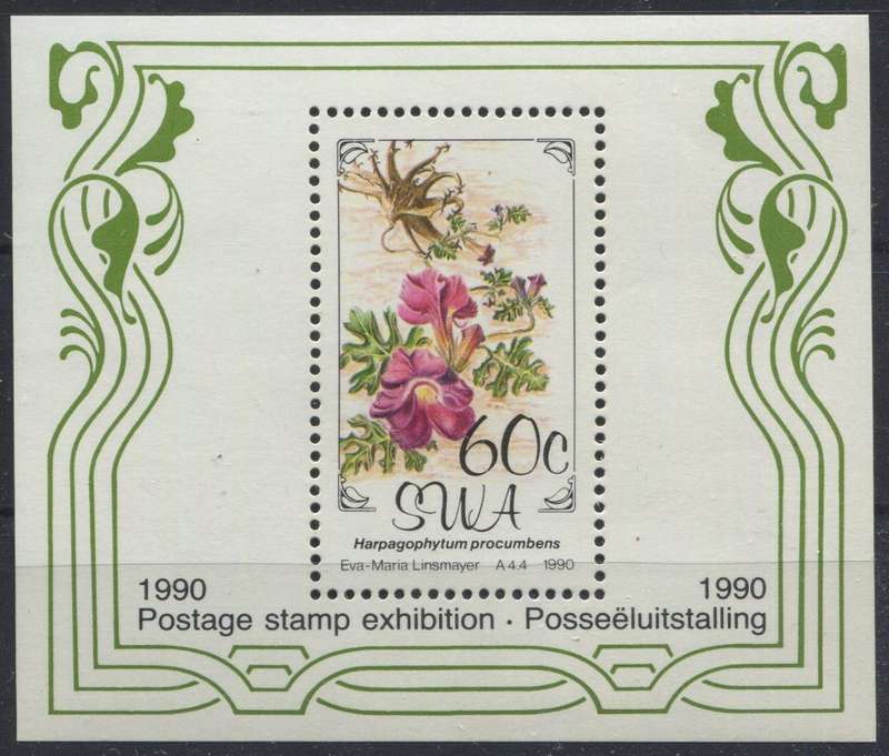 SWA - Miniature Sheet - 1990 - MNH