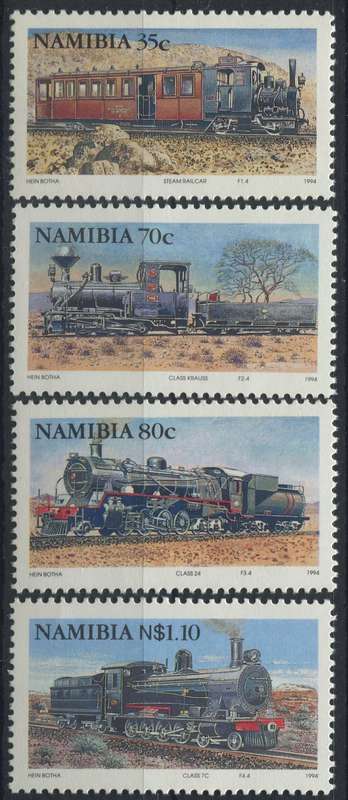 Namibia - Trains - 1994 - MNH