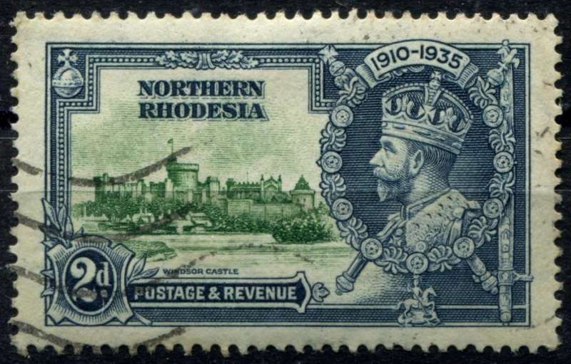Northern Rhodesia - Line on Chapel - Used