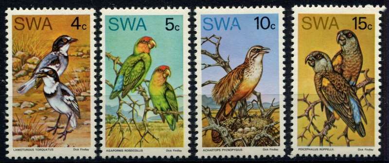 SWA - Birds - 1974 - MNH