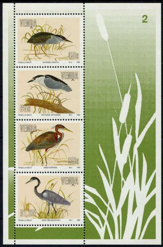 Venda - Birds - Miniature Sheet - 1993 - MNH