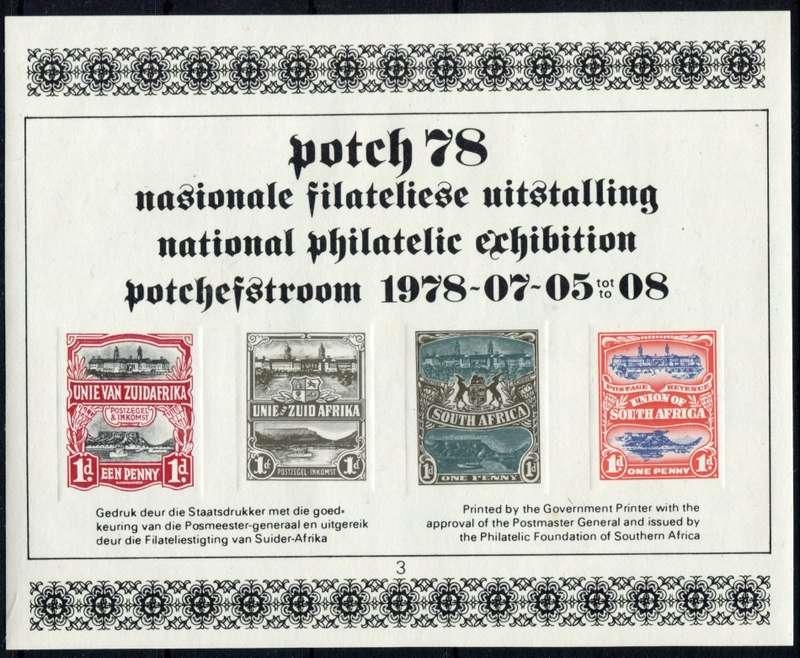 RSA - Miniature Sheet - MNH - Cinderella