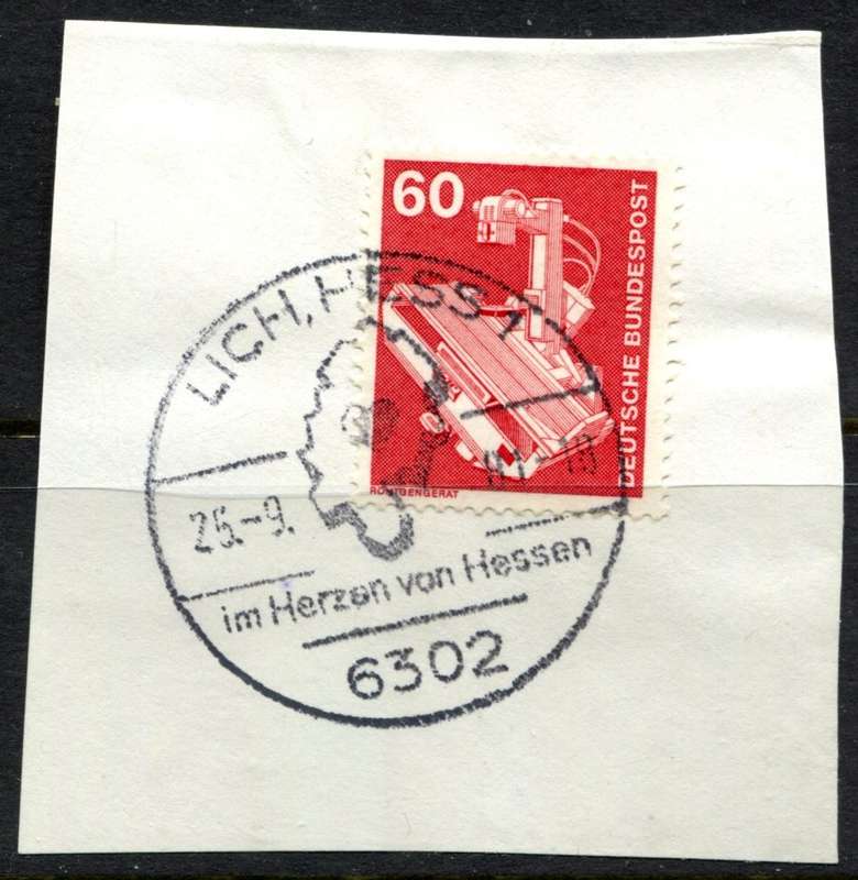 Germany - Federal - Postmark - Used on Piece