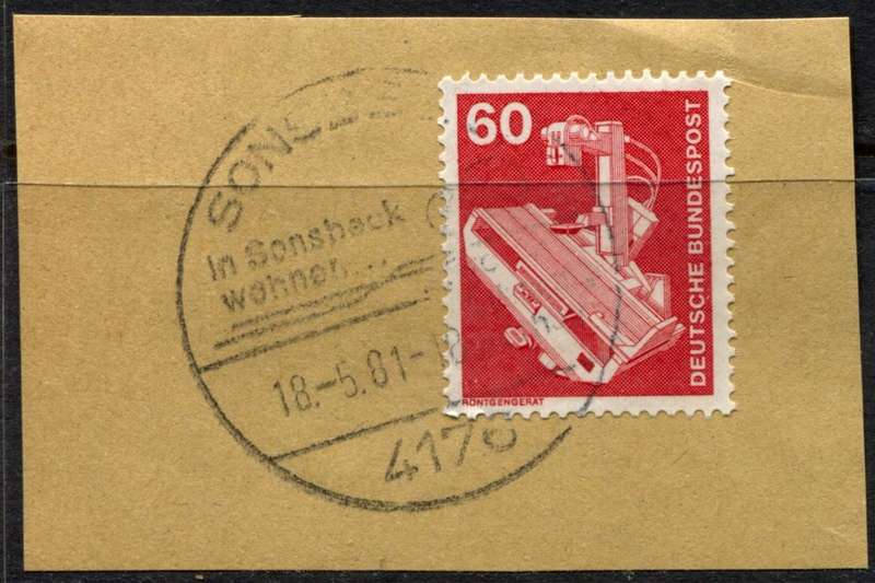 Germany - Federal - Postmark - Used on Piece