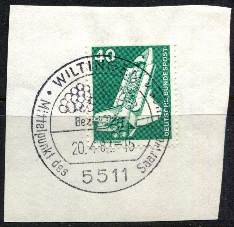 Germany - Federal - Postmark - Used on Piece