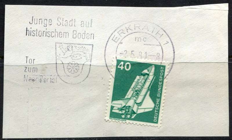 Germany - Federal - Postmark - Used on Piece