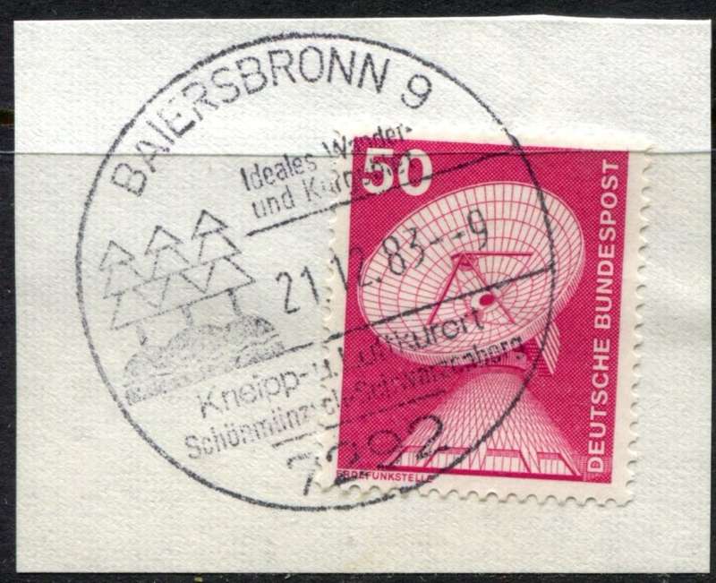 Germany - Federal - Postmark - Used on Piece