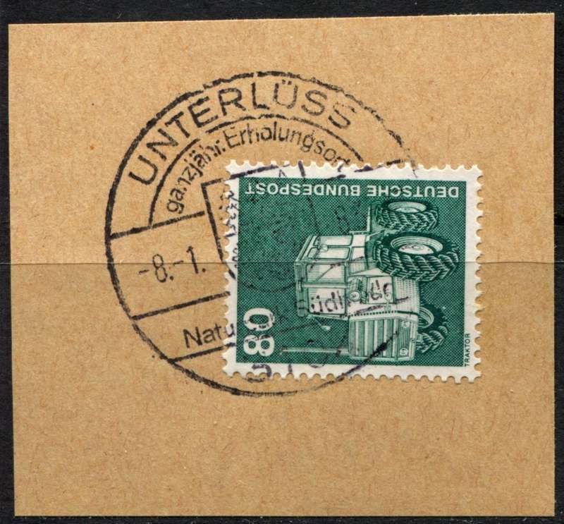 Germany - Federal - Postmark - Used on Piece