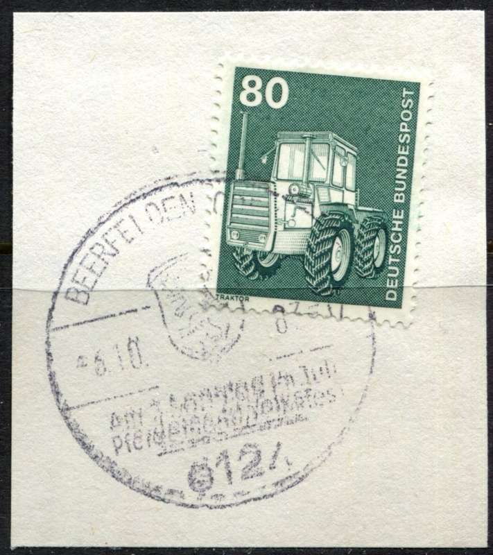 Germany - Federal - Postmark - Used on Piece