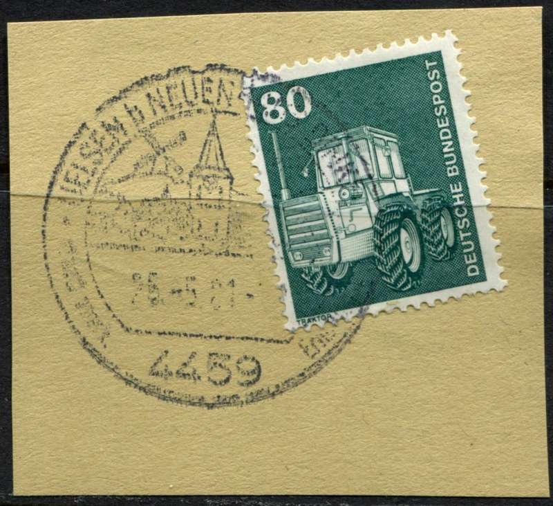 Germany - Federal - Postmark - Used on Piece