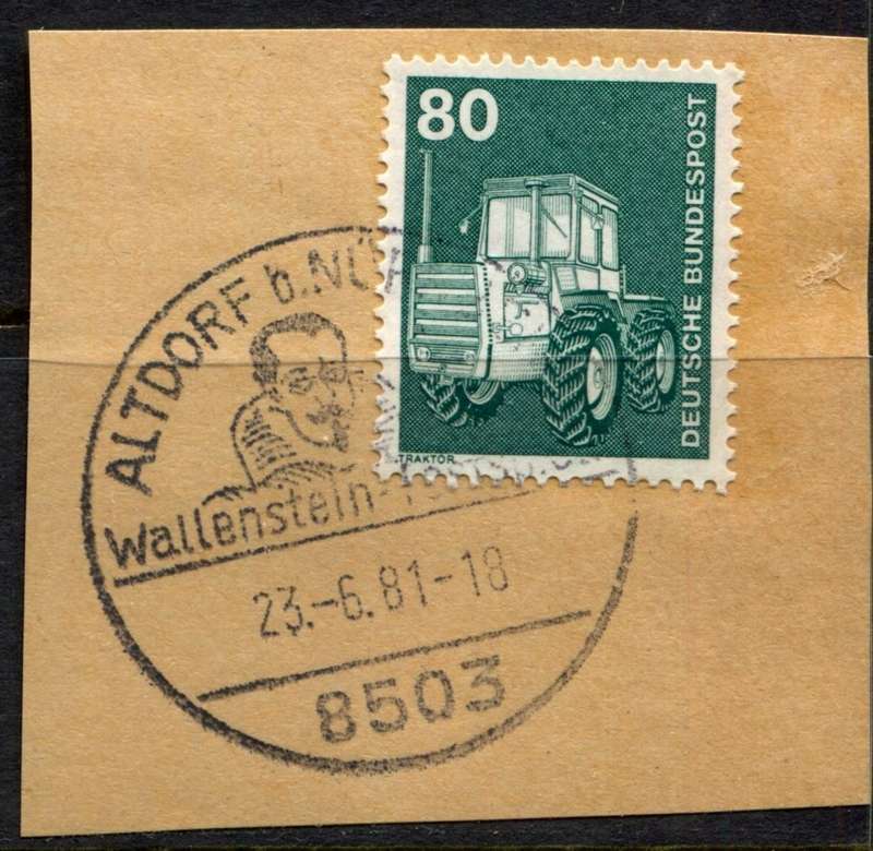 Germany - Federal - Postmark - Used on Piece