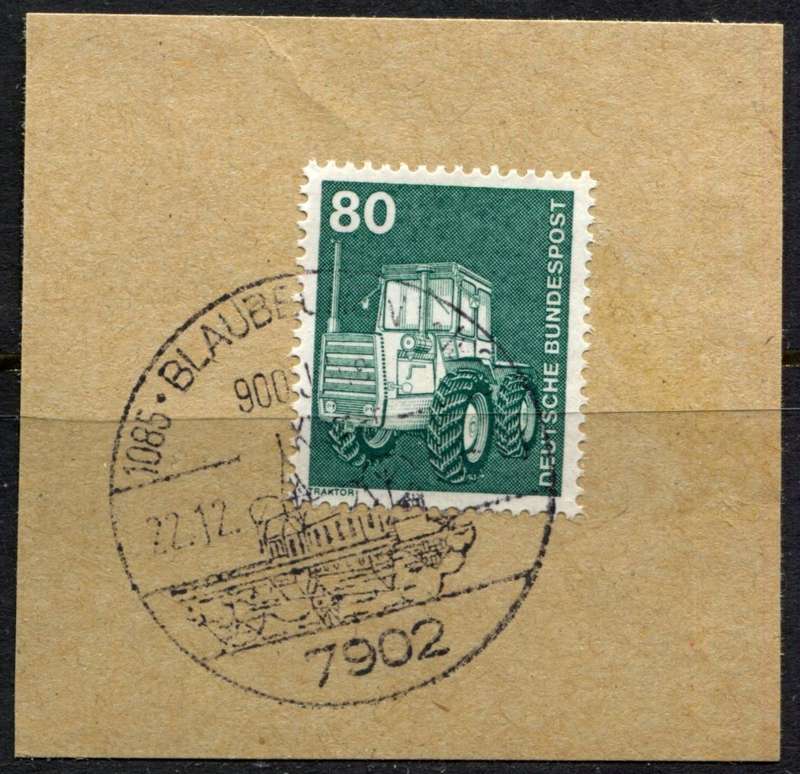 Germany - Federal - Postmark - Used on Piece