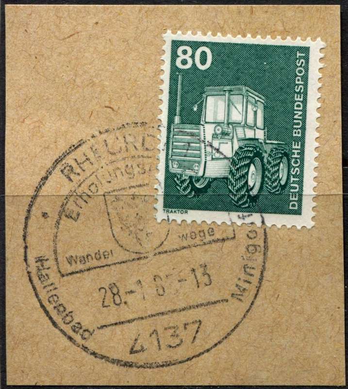 Germany - Federal - Postmark - Used on Piece