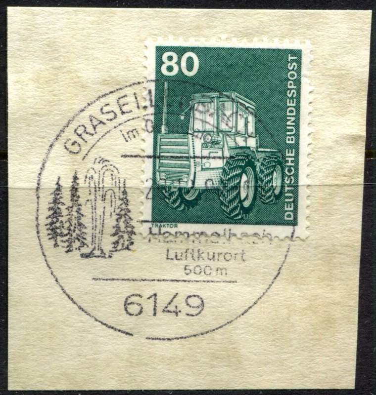 Germany - Federal - Postmark - Used on Piece
